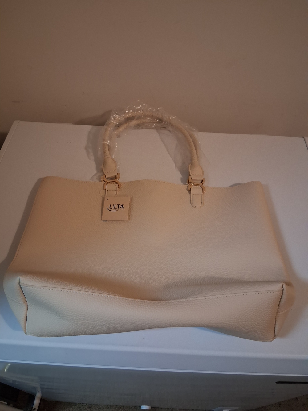 Ulta Beauty Cream Tote Bag